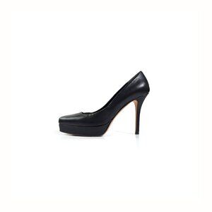 Gucci Y2K Black Pumps Size 39 Womens 9 Black Calfskin Platform Square Toe